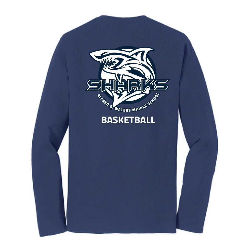 Alfred Waters MS Long Sleeve T-Shirt - Basketball