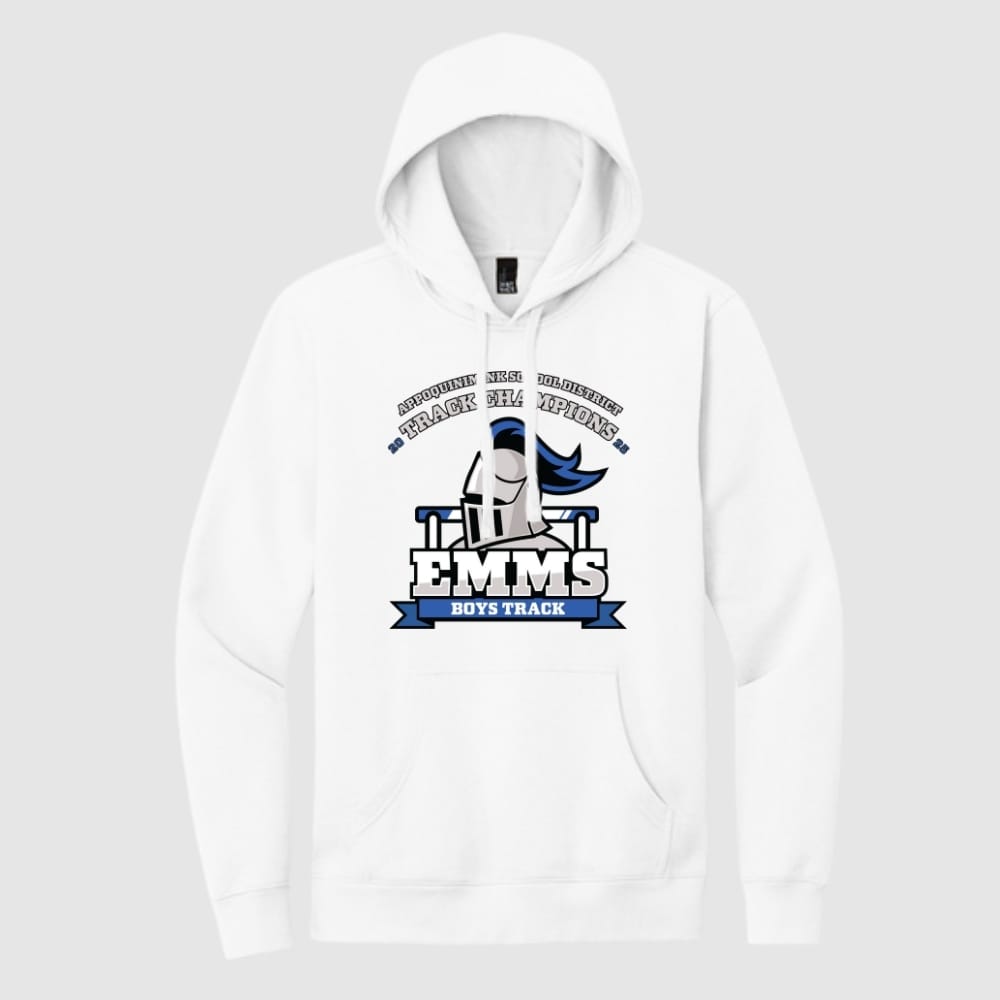 EMMS Boys White Champion Track Hoodie 